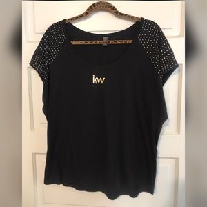 NWOT KW Sparkle Top Plus Size